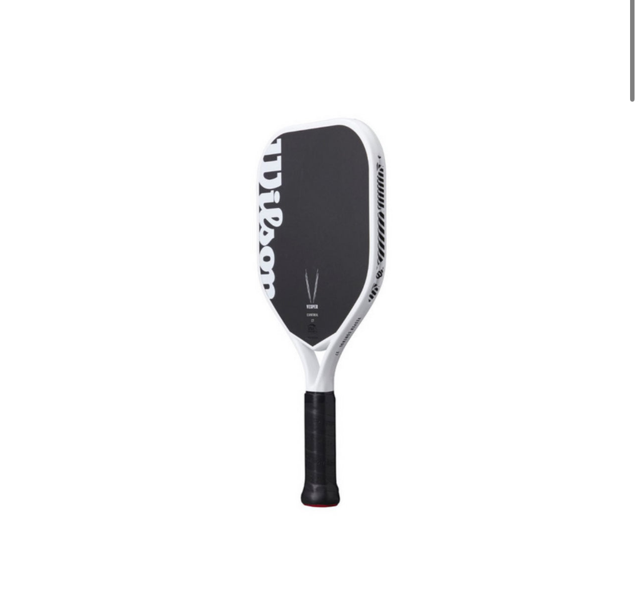 Wilson Vesper Control 17mm Raw Carbon Pickleball Paddle