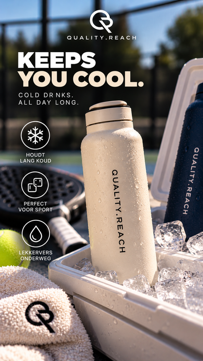 Quality Reach Magnetic Bottle – Sportfles met Telefoonhouder / Pre Order