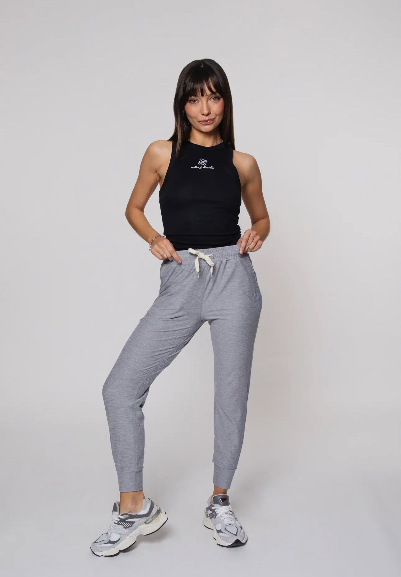 Lounge jogging broek marineblauw