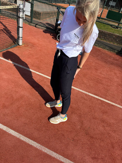 Lounge jogging broek marineblauw