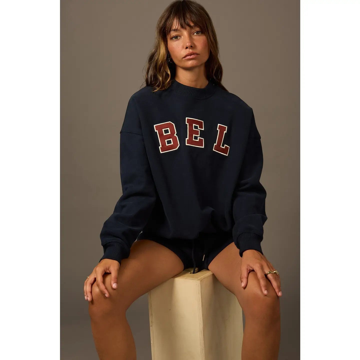 Kapuzenpullover marineblau