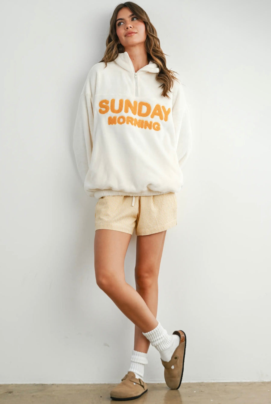 Sunday Morning half zip