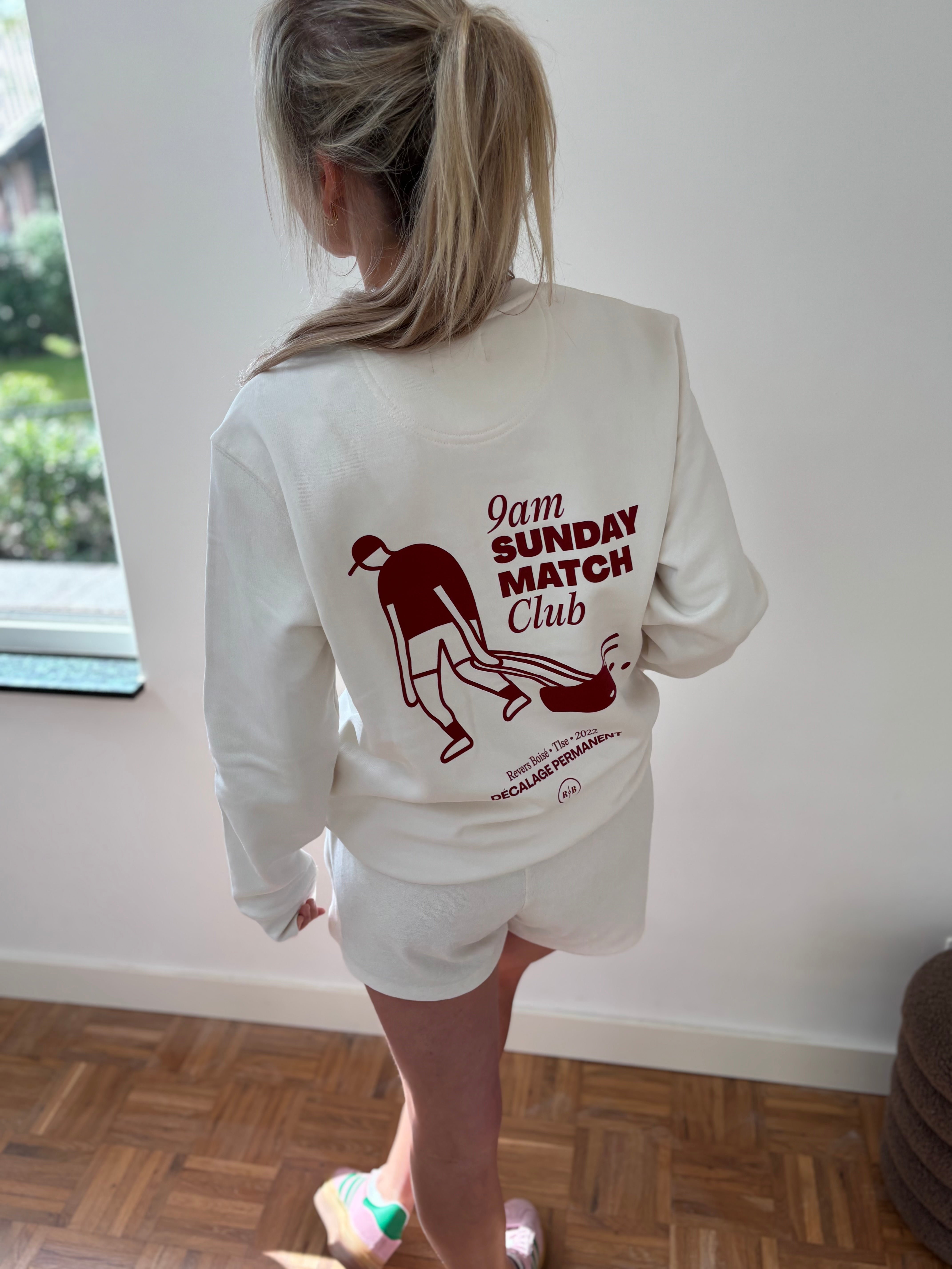 9am sunday match sweater