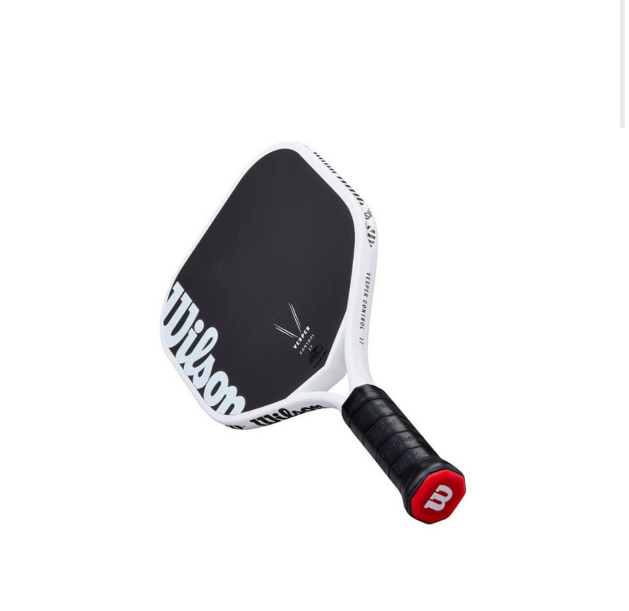 Wilson Vesper Control 17mm Raw Carbon Pickleball Paddle